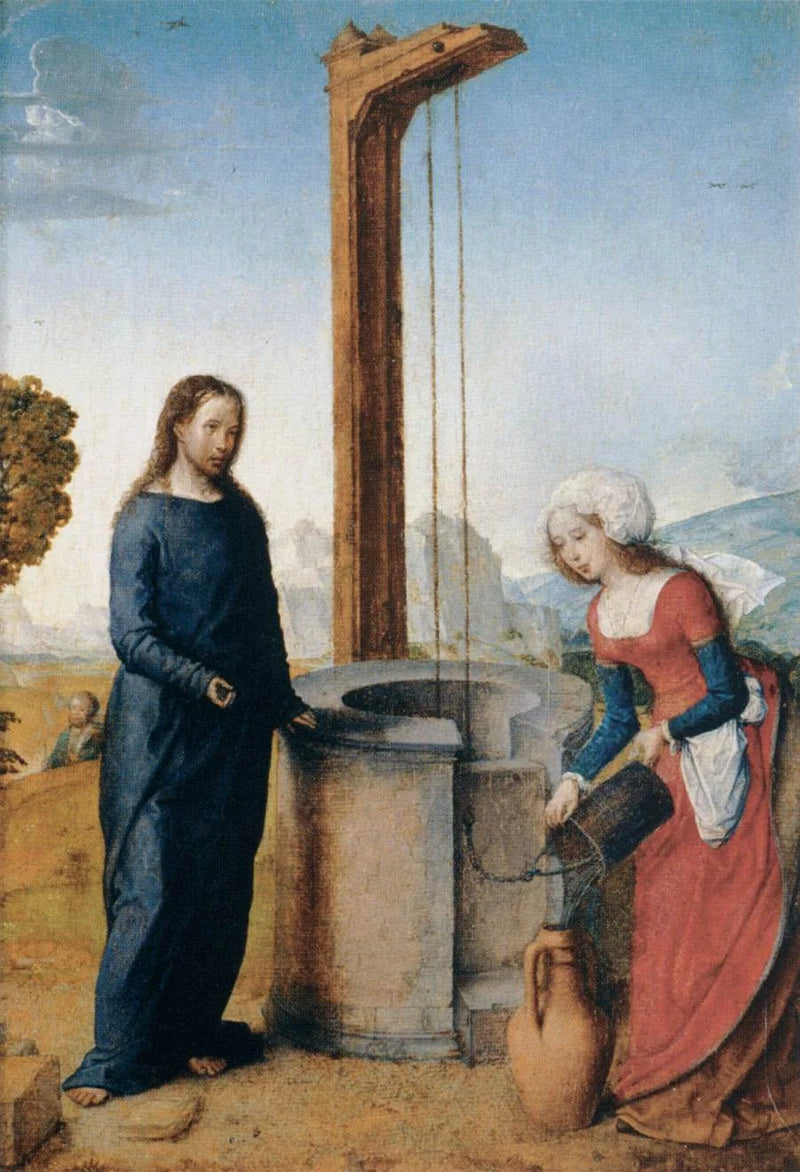 O Cristo e a Samaritana - Juan de Flandres