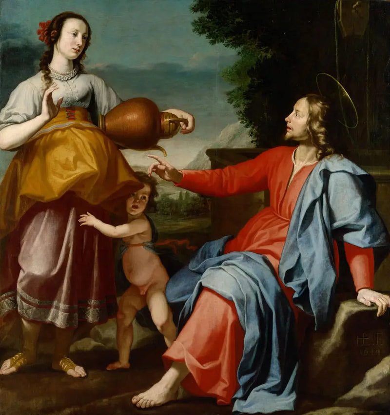 O Cristo e a Samaritana - Lorenzo Lippi