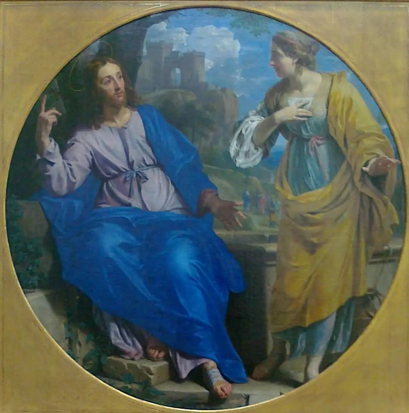 Cristo e a Samaritana - Philippe de Champaigne