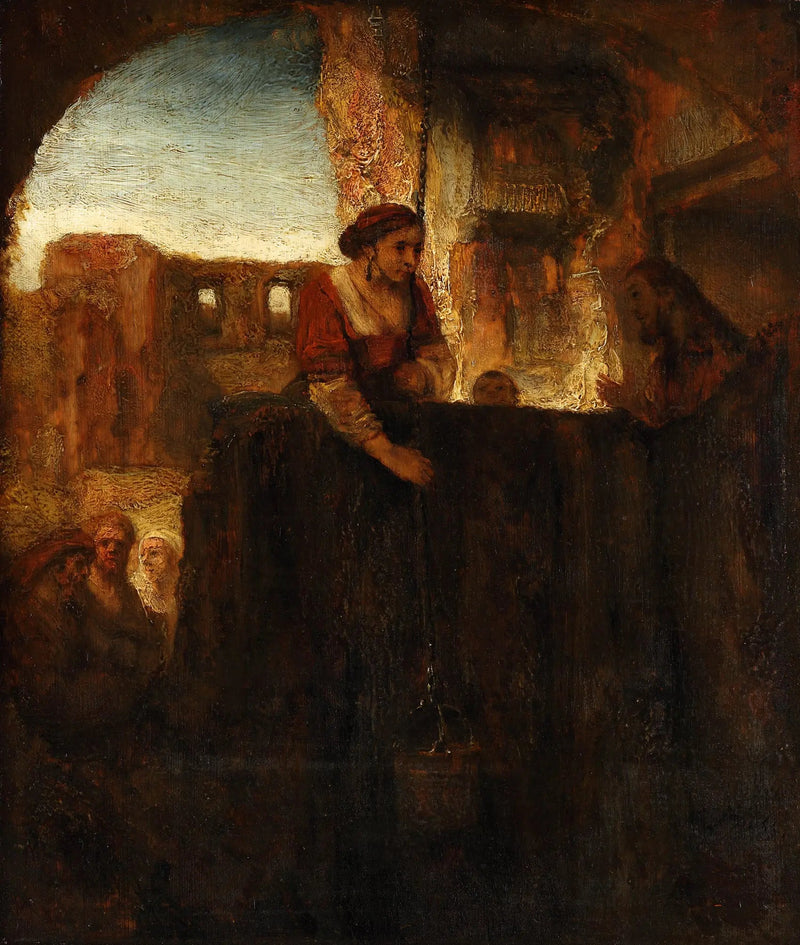 Cristo e a Samaritana - Rembrandt