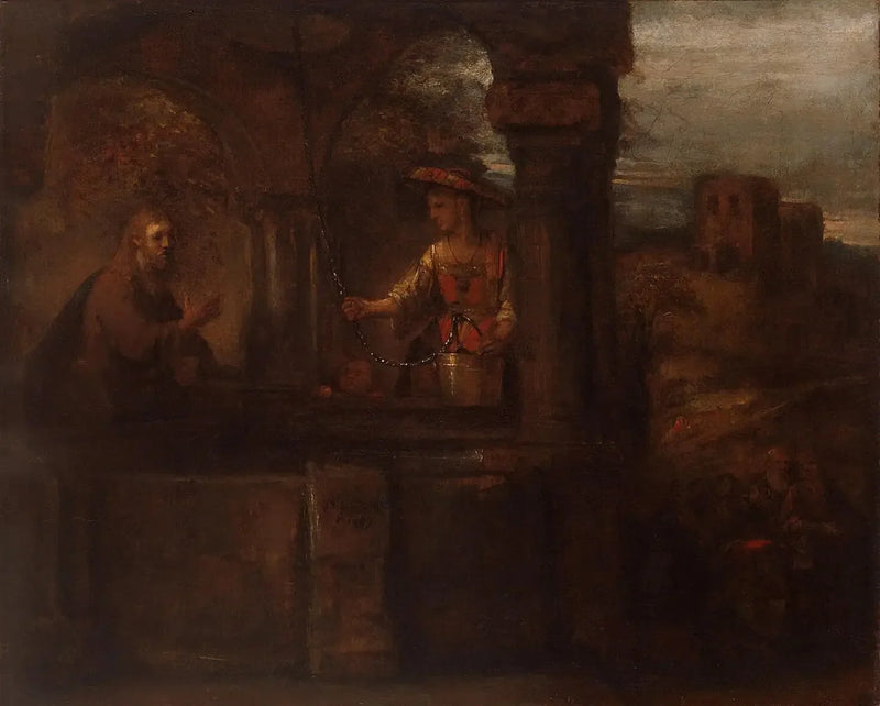 Cristo e a Samaritana - Rembrandt