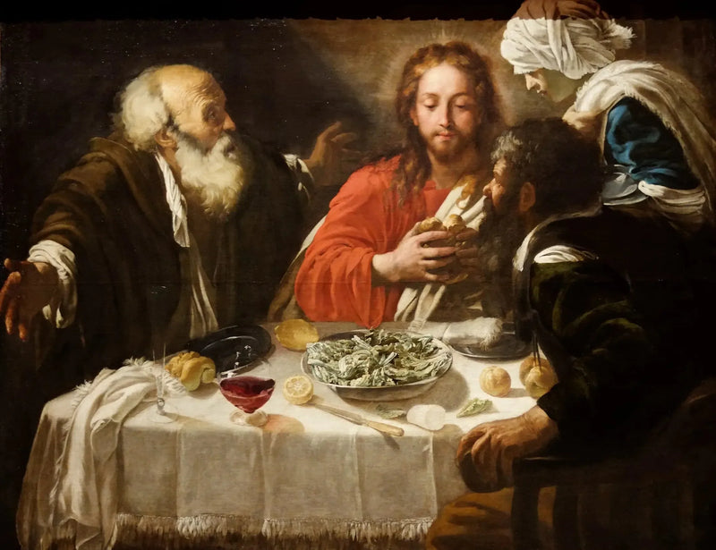 O Cristo e os discípulos em Emaús - Caravaggio