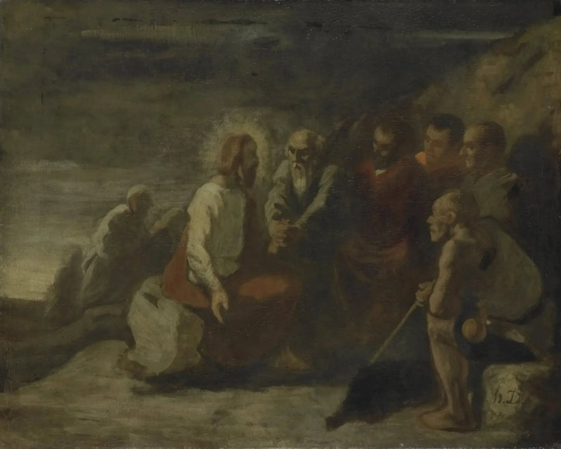 O Cristo e seus discípulos - Honoré Daumier