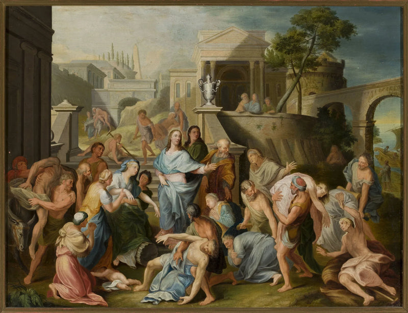 O Cristo curando os doentes - Jean-Baptiste Jouvenet