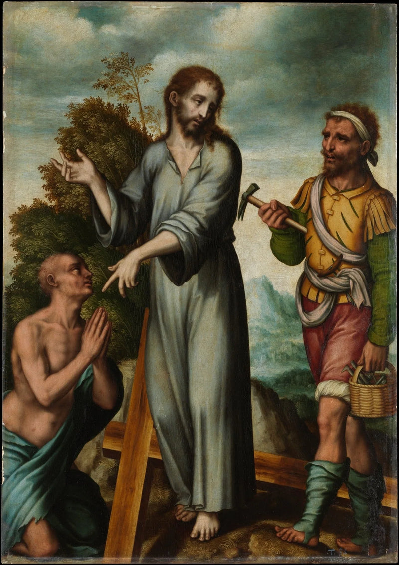O Cristo justificando sua paixão - Luis de Morales