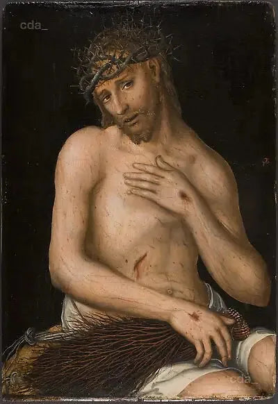 O Cristo, o homem de dores - Lucas Cranach, o Velho