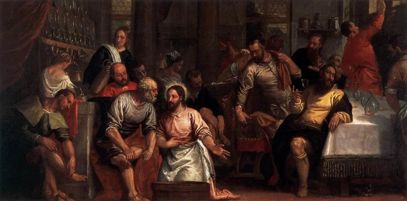 O Cristo lavando os pés dos discípulos - Paulo Véronèse