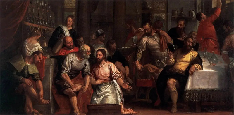 O Cristo lavando os pés dos discípulos - Paulo Véronèse