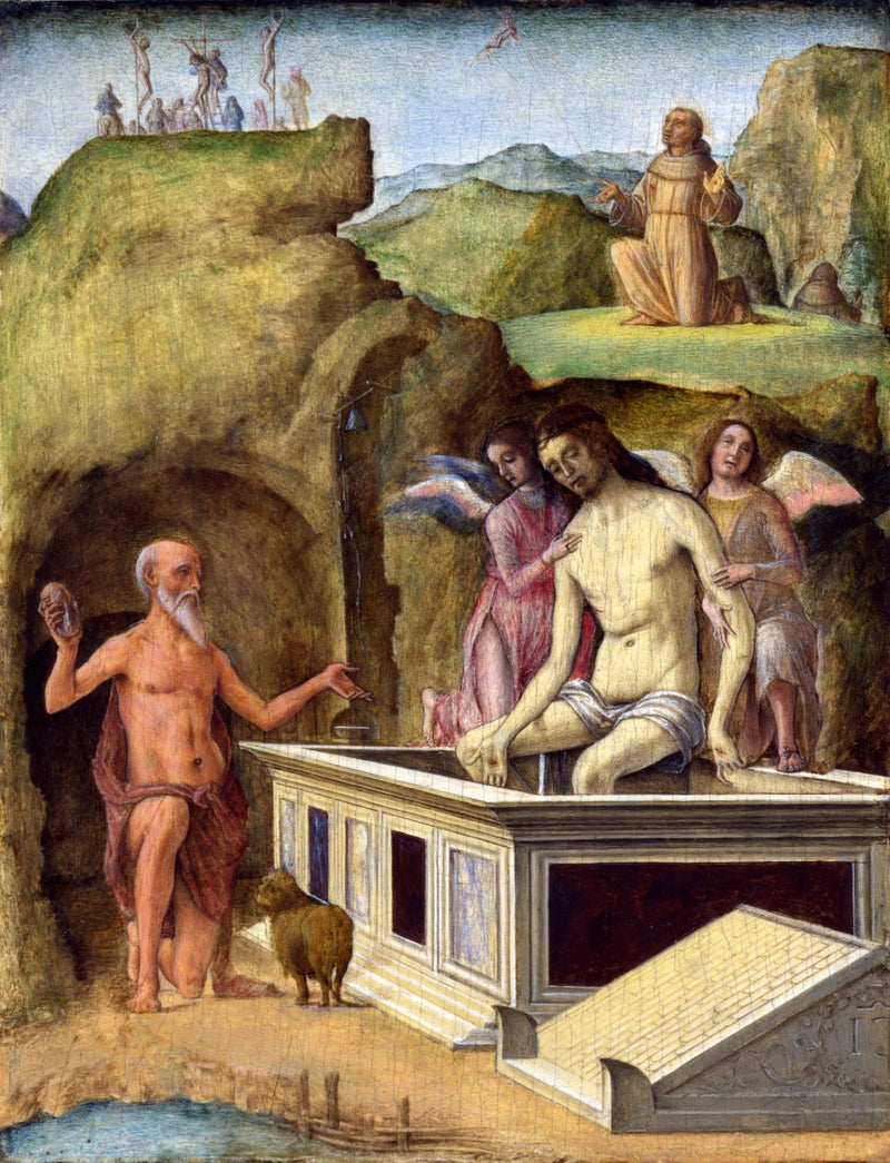 O Cristo Morto - Ercole de’ Roberti