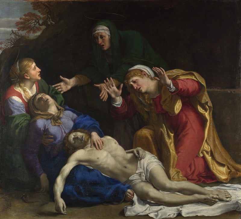 O Cristo Morto Chorado (« As Três Marias ») - Annibale Carracci