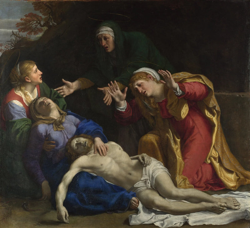 O Cristo Morto Chorado (« As Três Marias ») - Annibale Carracci