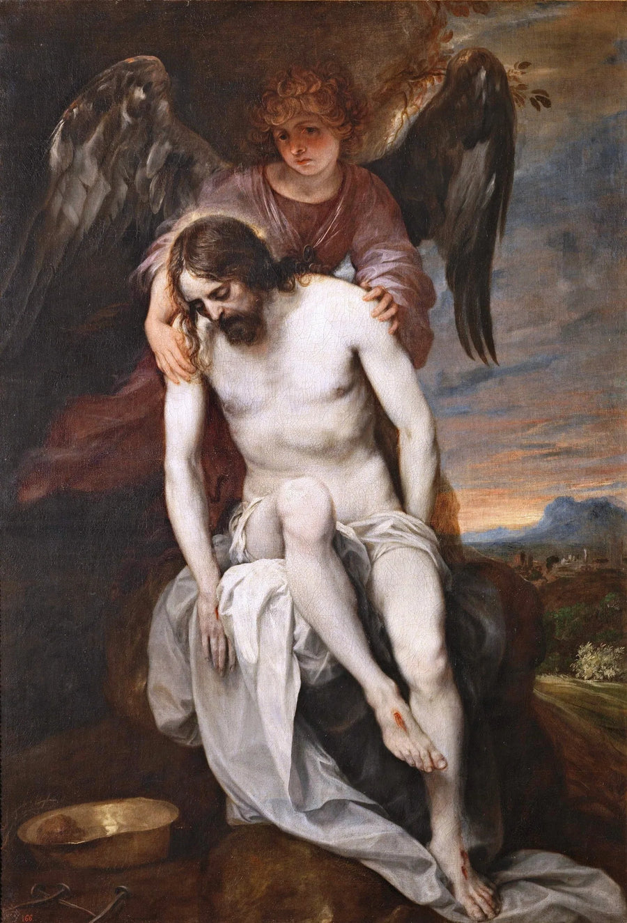 O Cristo Morto Transportado por um Anjo - Alonso Cano