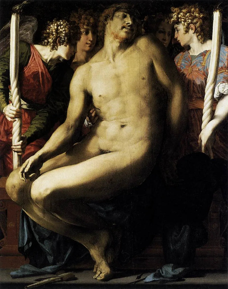 O Cristo entre os Anjos - Rosso Fiorentino