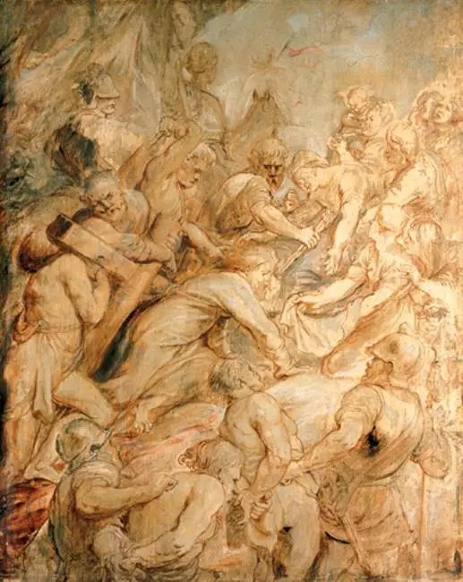 Cristo carregando a cruz, 1634-1637 - Peter Paul Rubens