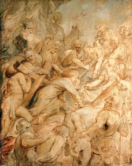 Cristo carregando a cruz, 1634-1637 - Peter Paul Rubens