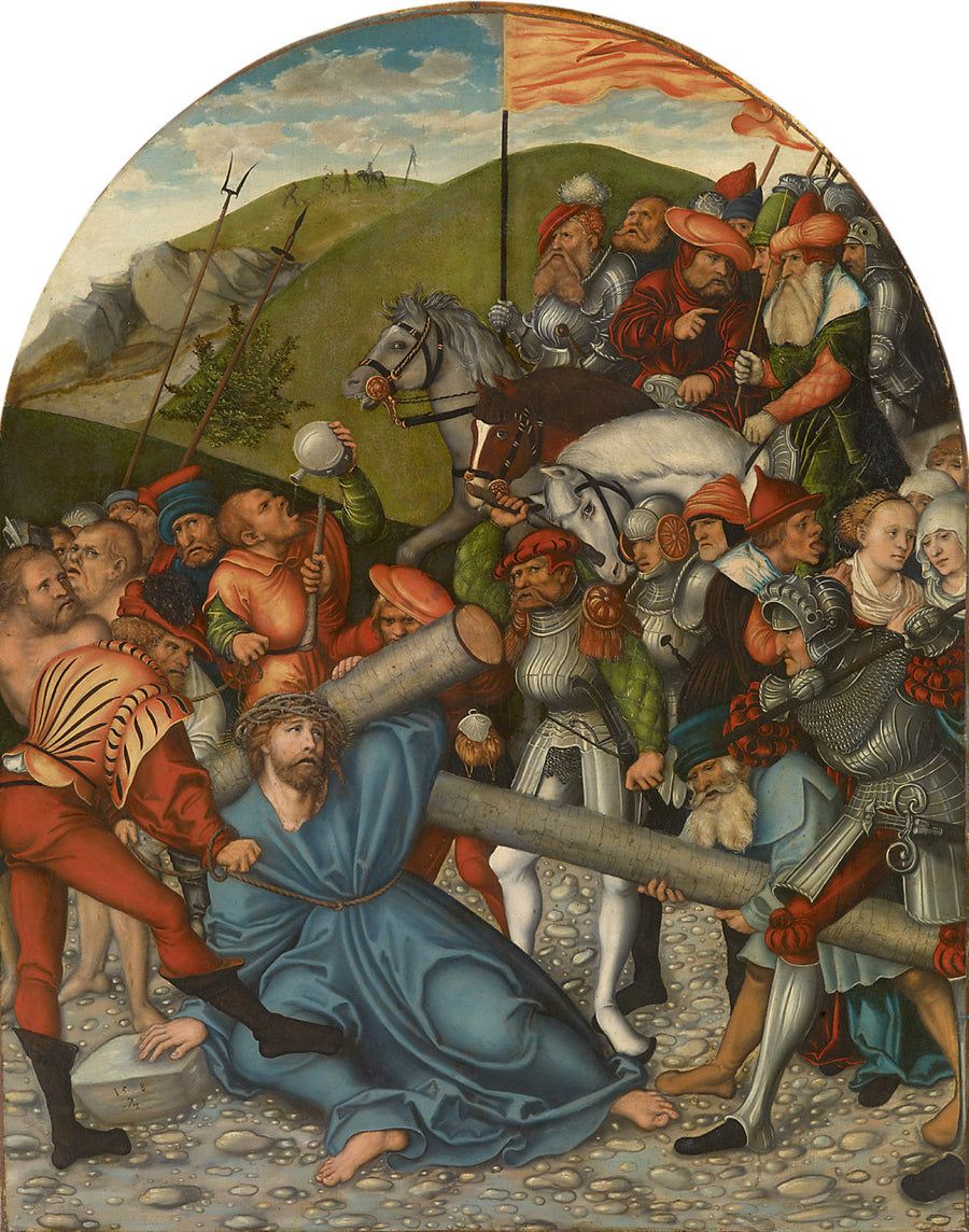 Cristo carregando a cruz - Lucas Cranach, o Velho