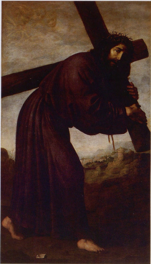 O Cristo carregando sua cruz - Francisco de Zurbarán