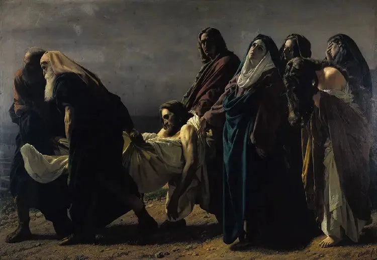 Cristo carregado para o túmulo - Antonio Ciseri