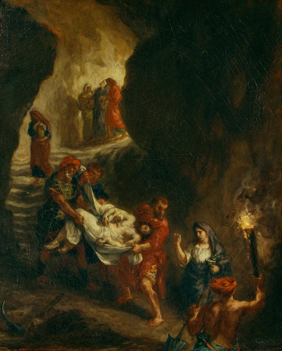 O Cristo levado ao túmulo - Eugène Delacroix
