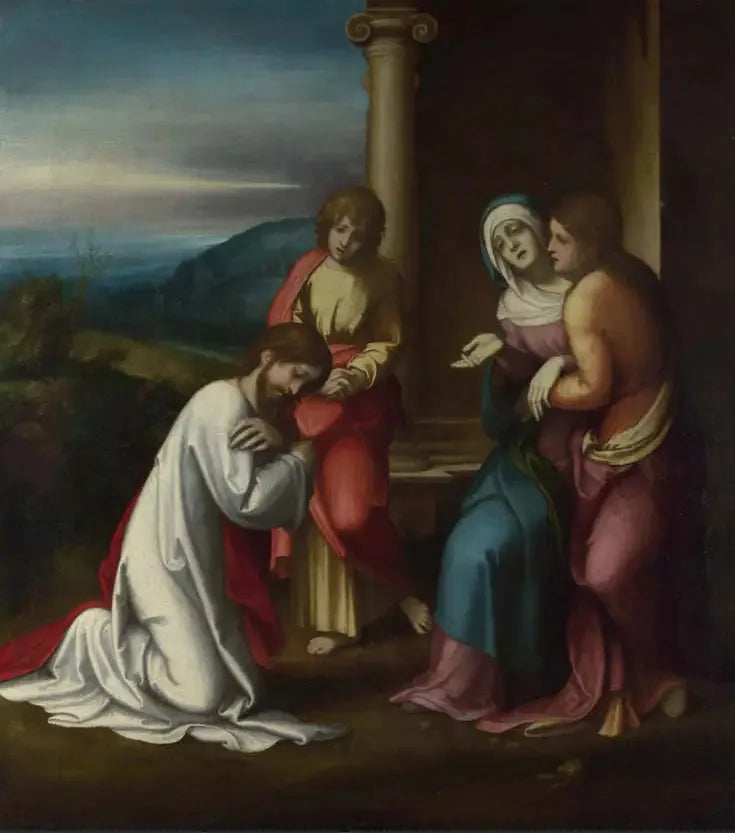 O Cristo despedindo-se de sua mãe - Antonio da Correggio