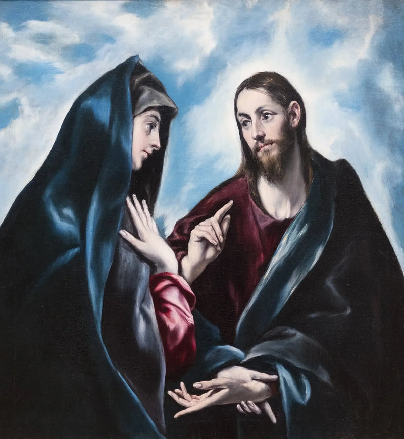 O Cristo despedindo-se de sua mãe - El Greco
