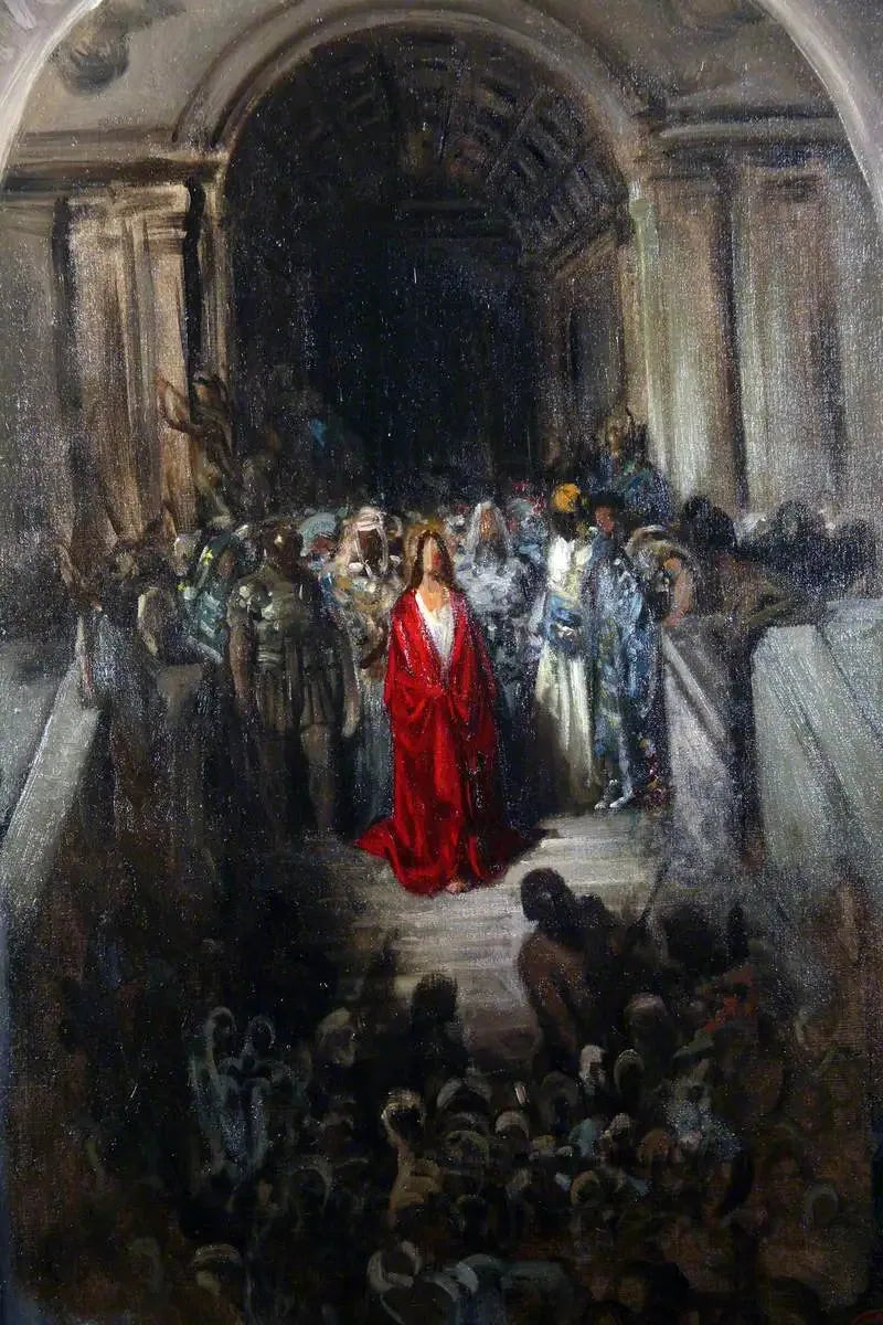 O Cristo deixando o tribunal - Gustave Doré