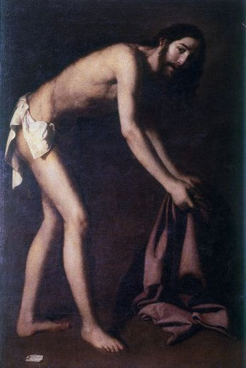 O Cristo Reúne Suas Roupas - Francisco de Zurbarán