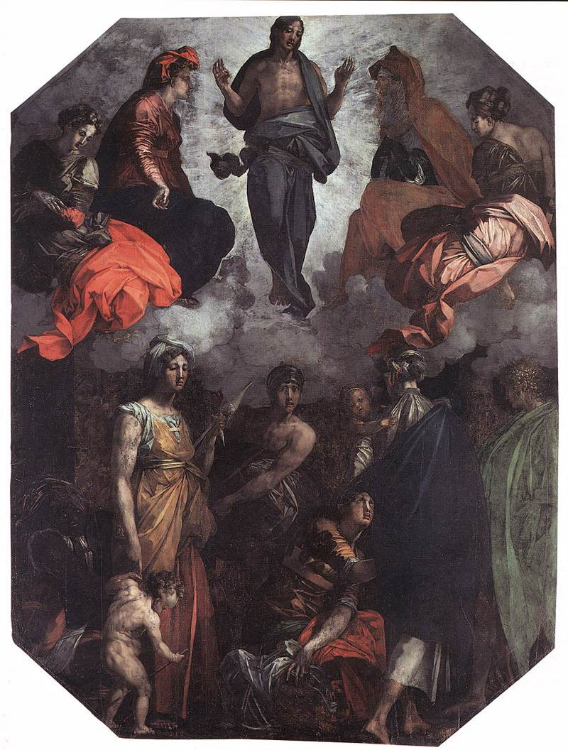 Cristo Ressuscitado em Glória - Rosso Fiorentino