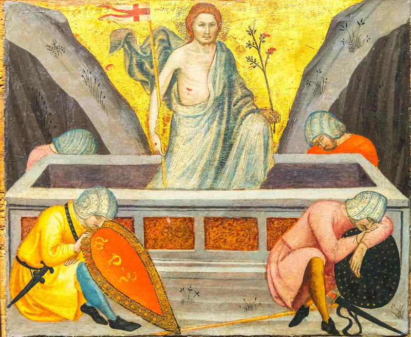 Cristo saindo do túmulo - Taddeo di Bartolo