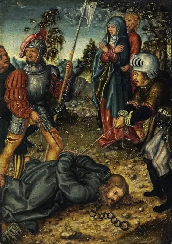 O Cristo no caminho do Calvário - Lucas Cranach, o Velho