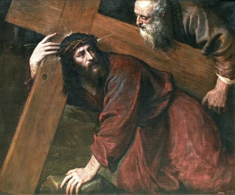 O Cristo no caminho do Calvário - Titian