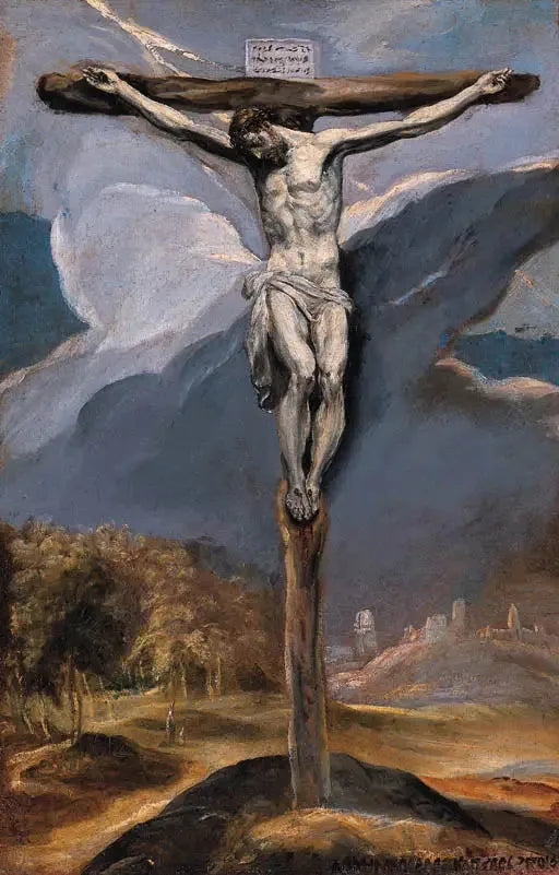Cristo na cruz - El Greco