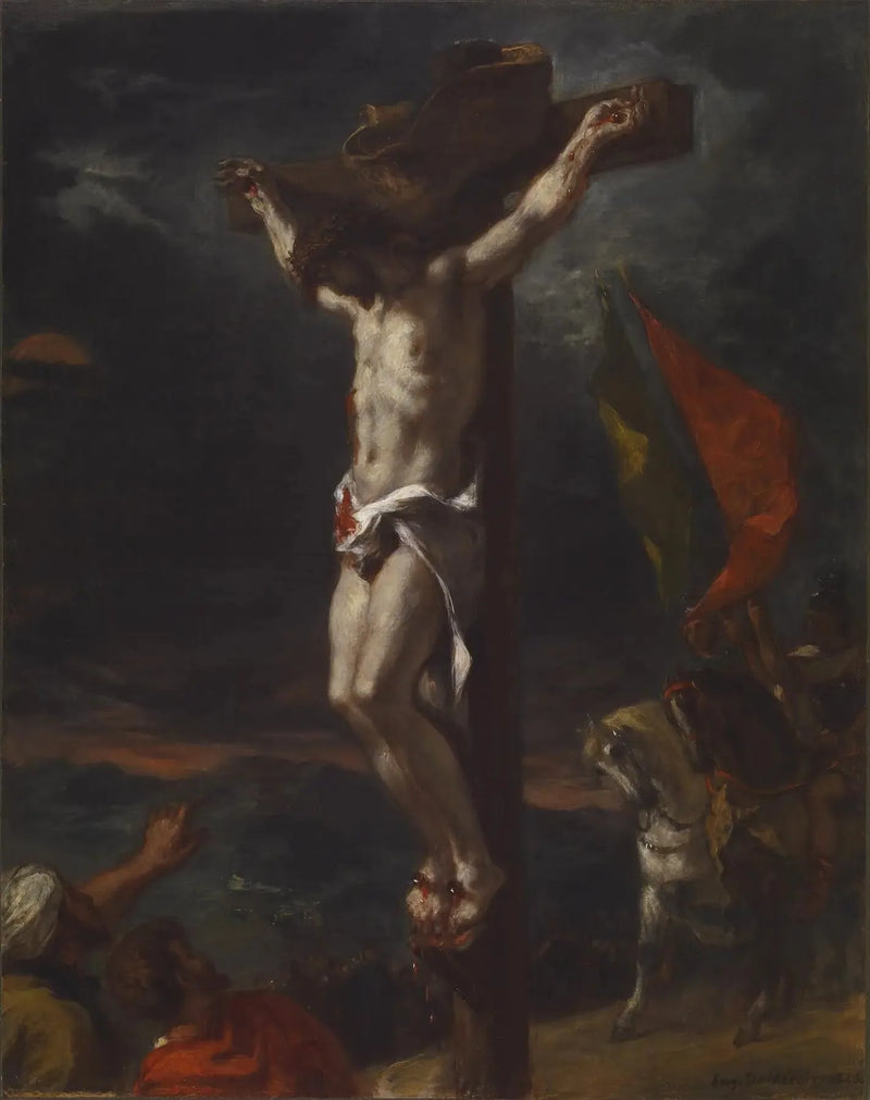 O Cristo na cruz - Eugène Delacroix