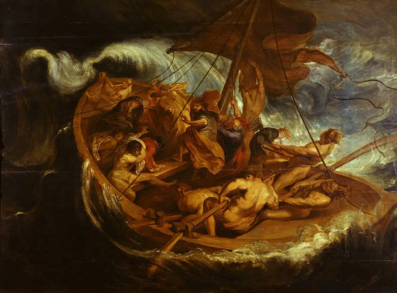 O Cristo sobre o Mar da Galileia - Peter Paul Rubens