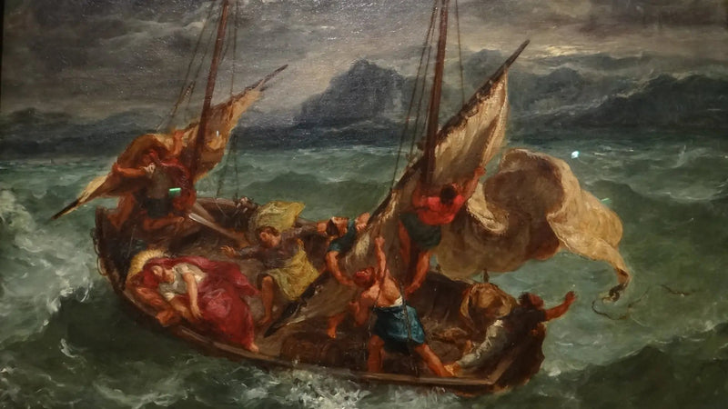 O Cristo no Lago de Genesaré - Eugène Delacroix