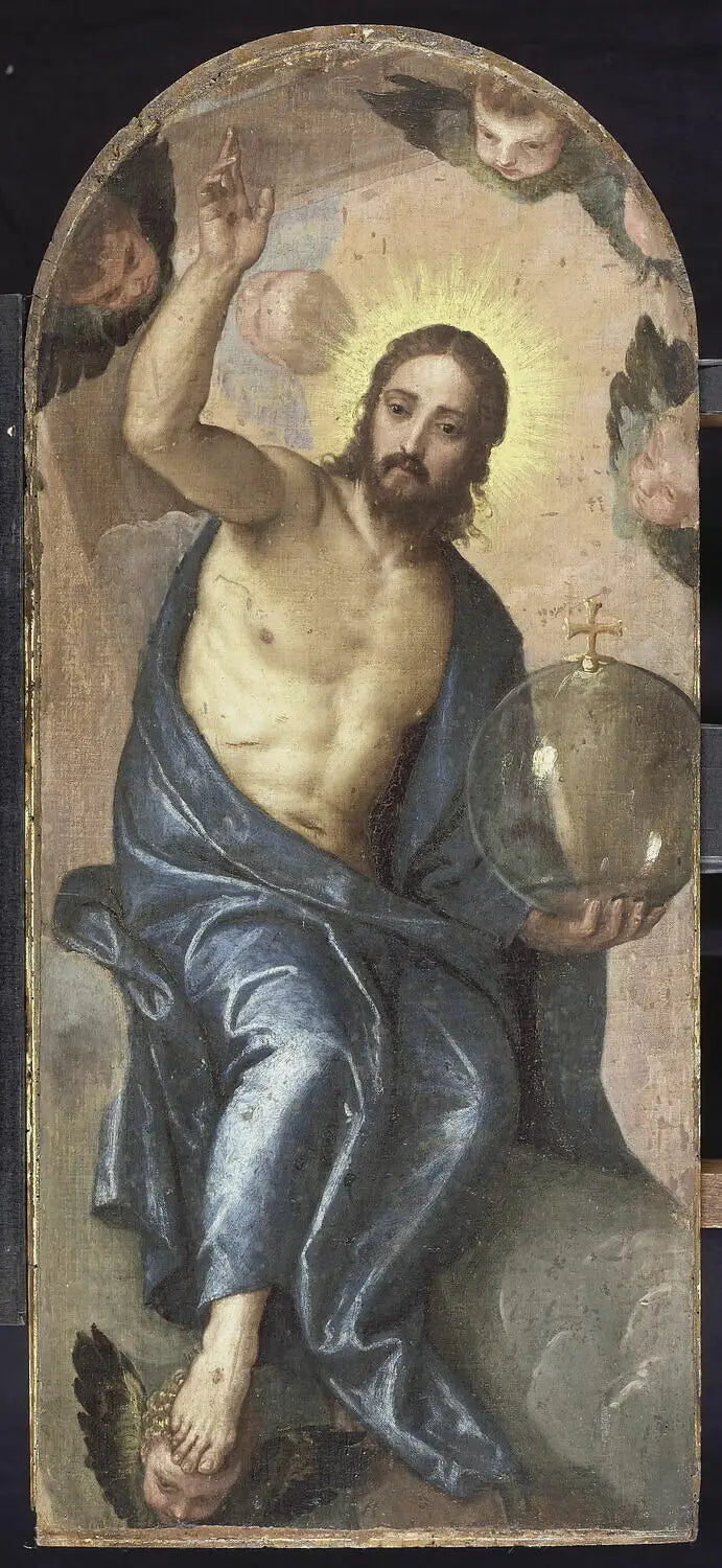 O Cristo segurando o globo do mundo - Paulo Véronèse