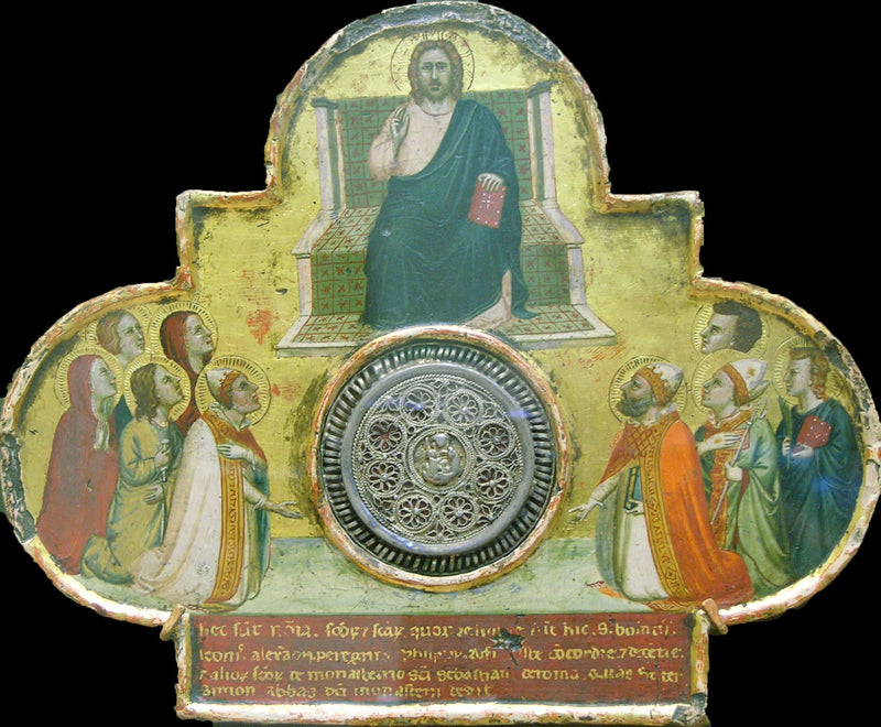 O Cristo no trono com os santos - Bernardo Daddi