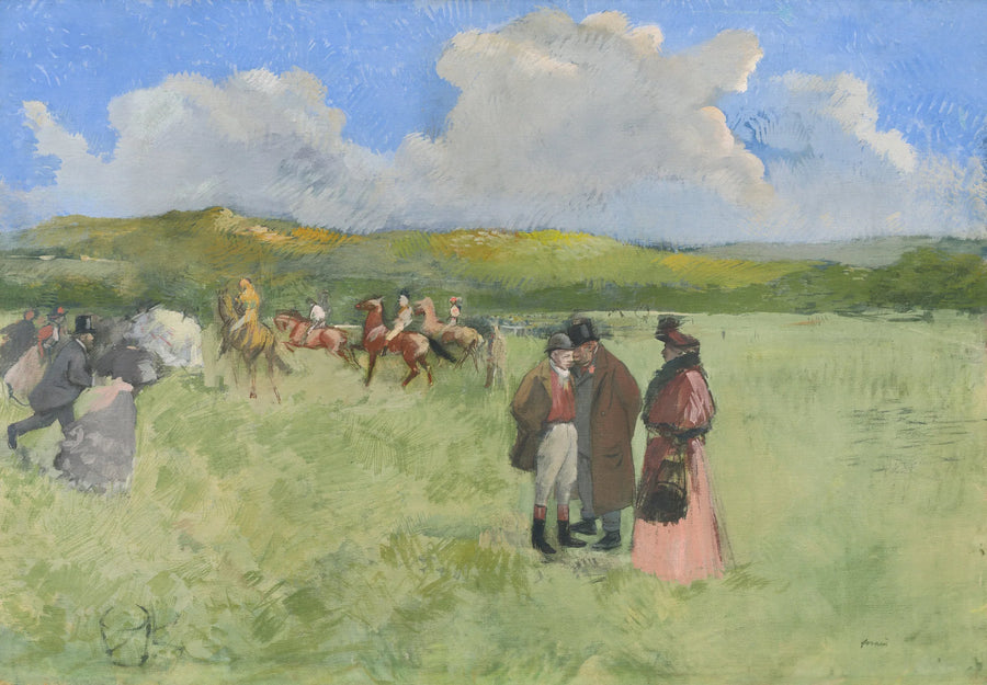 O circuito de corrida - Jean-Louis Forain
