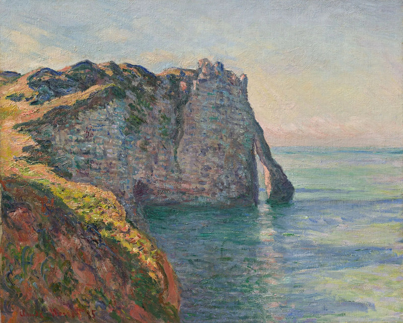 O Penhasco e a Porta d'Aval - Claude Monet