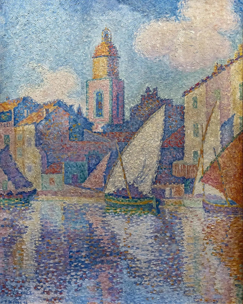 O Campanário de Saint-Tropez - Paul Signac