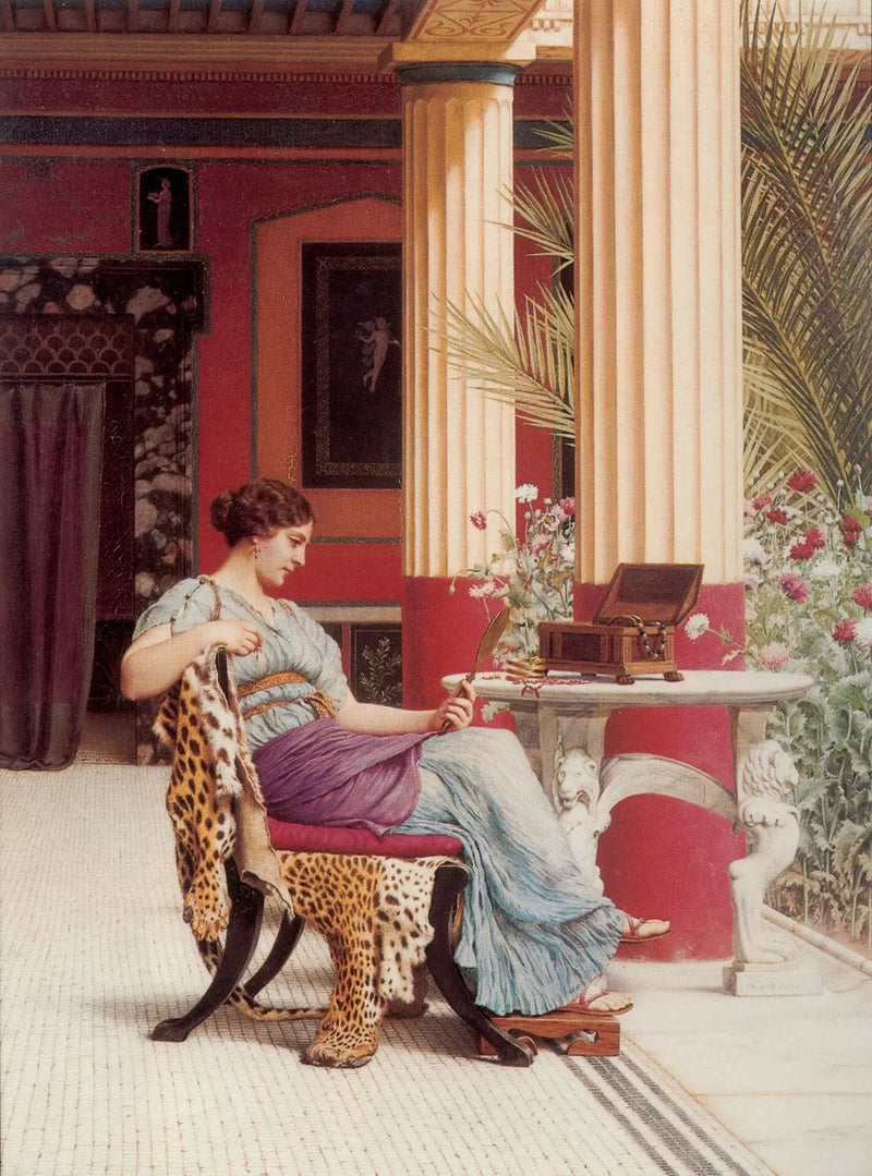 A caixa de joias - John William Godward