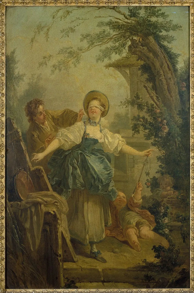 O Jogo de Morder - Jean-Honoré Fragonard