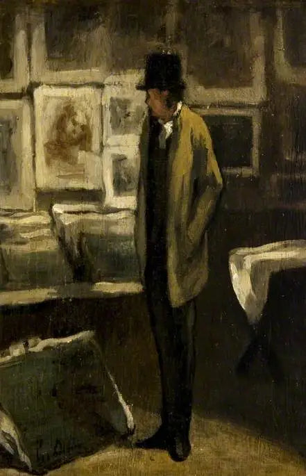 O colecionador de gravuras - Honoré Daumier