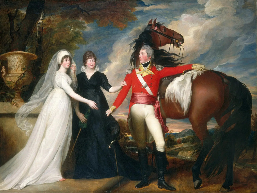 Coronel William Fitch e suas irmãs Sarah e Ann Fitch - John Singleton Copley