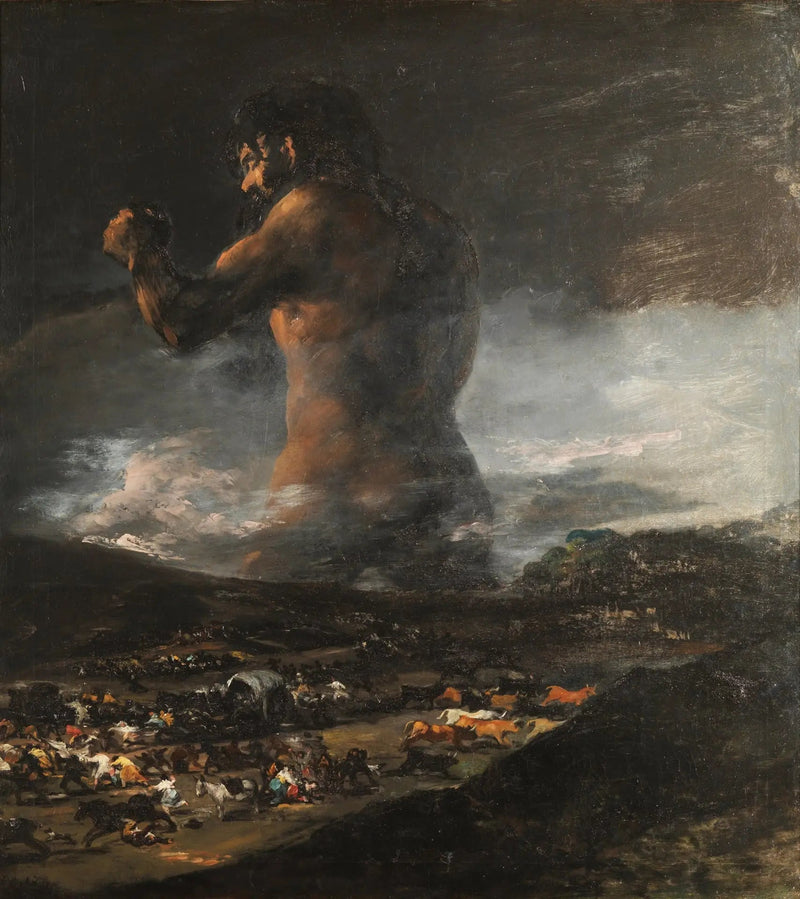 O Colosso - Francisco de Goya