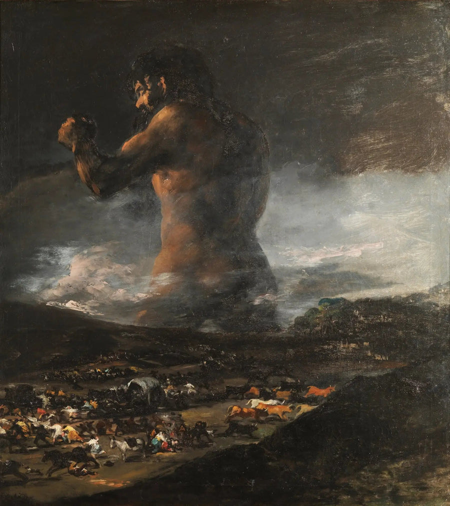 O Colosso - Francisco de Goya