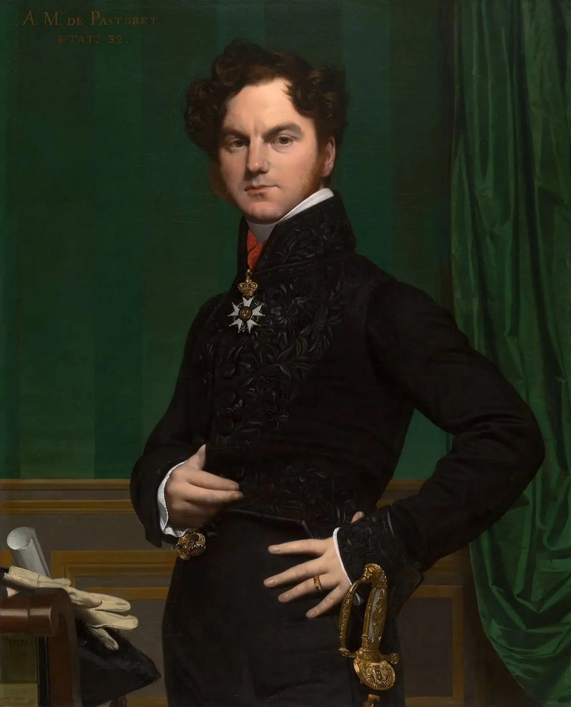 O Conde Amédée-David de Pastoret - Jean-Auguste-Dominique Ingres