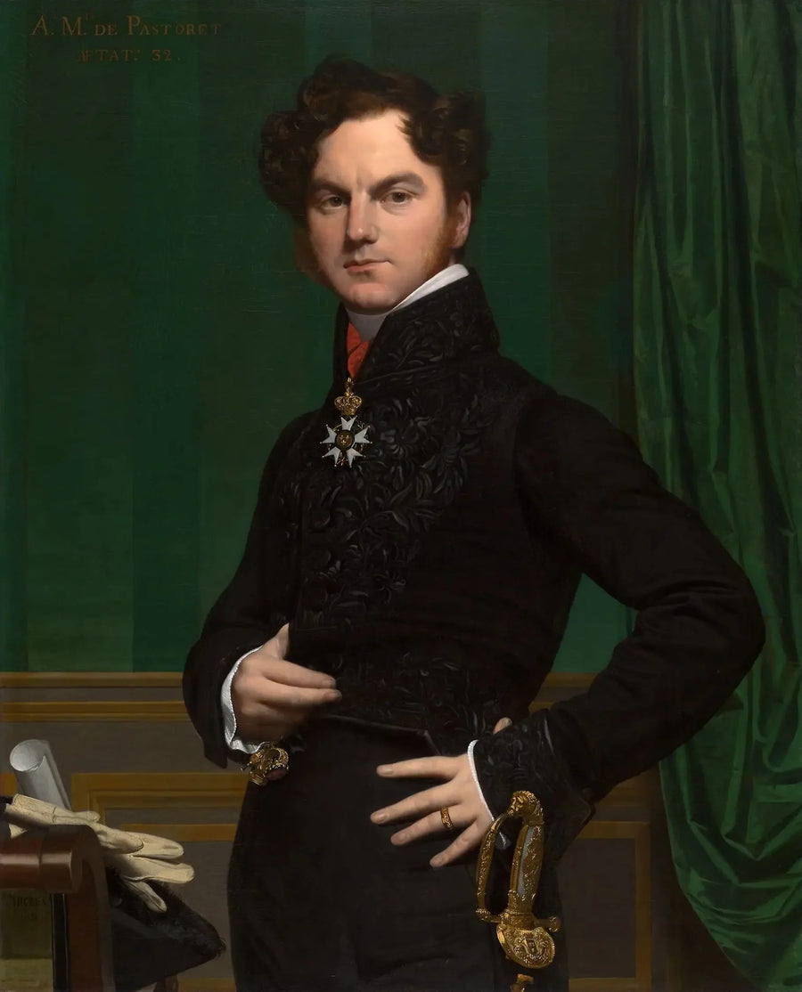 O Conde Amédée-David de Pastoret - Jean-Auguste-Dominique Ingres