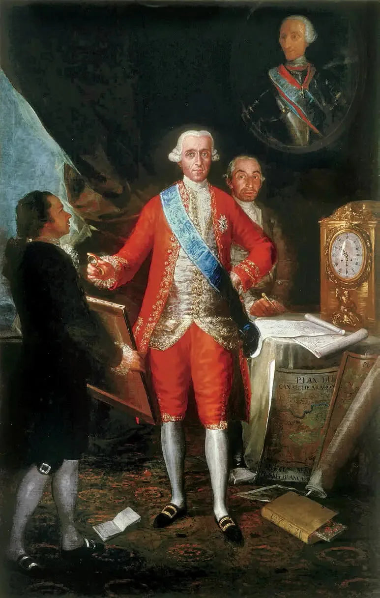 O Conde de Floridablanca e Goya - Francisco de Goya