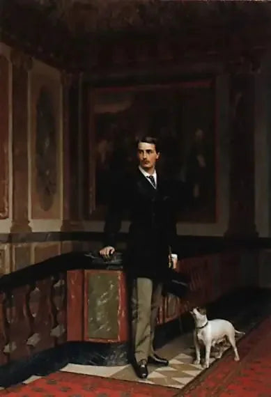 O conde de La Rochefoucauld e duque de Doudeauville - Jean-Léon Gérôme